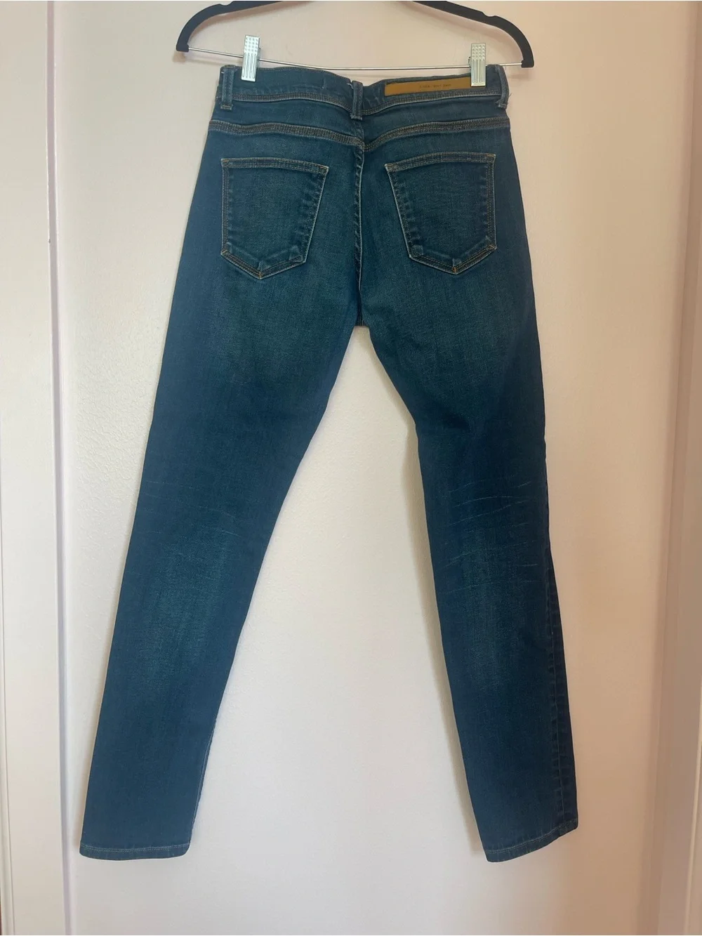 Zara Man Slim Fit Jeans Dark Wash Blue Denim Mens Size 30 EUR 38